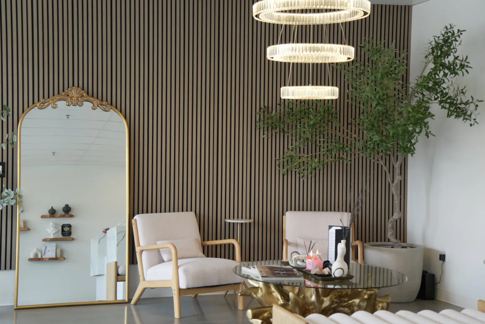 The lounge at Derma Aesthetica Med Spa